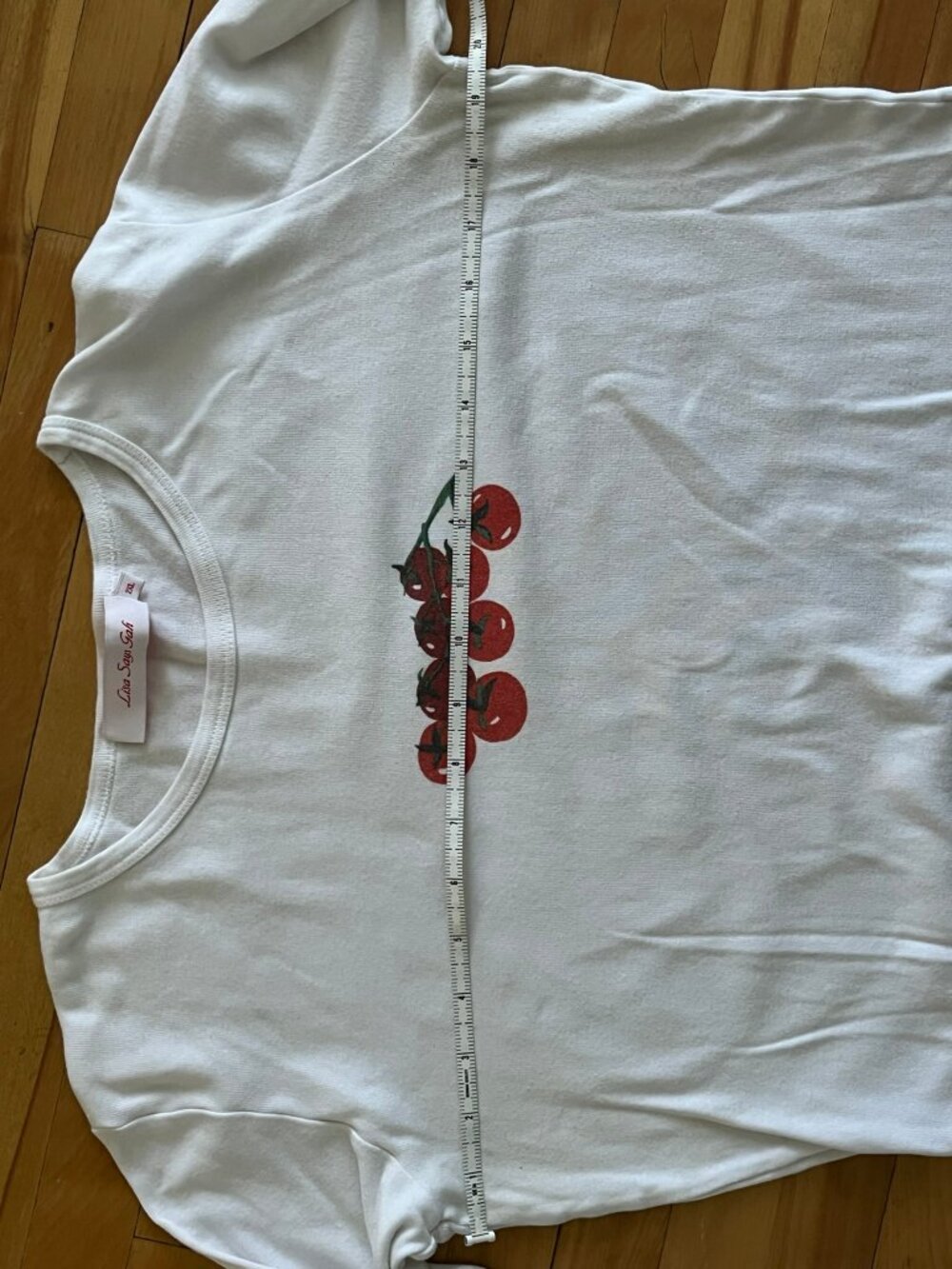 Cotton tomato tee by Lisa Says Gah - 2XL - Picture 4 of 8